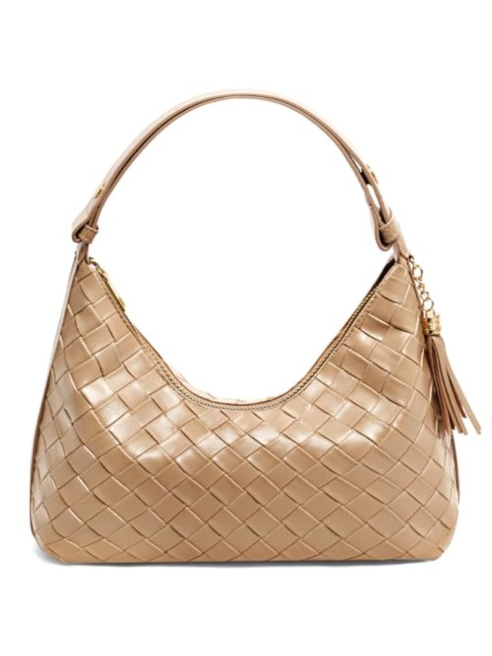 Boho Woven Shoulder Bag with Adjustable Strap Crossbody Purse